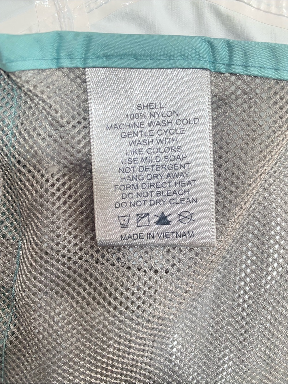 Sierra Designs Hurricane Waterproof Hooded Jacket Lightweight Rain Coat sz M - Picture 9 of 9